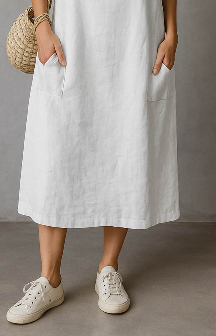 ALBA | VESTIDO CON TIRANTES AJUSTABLES Y BOLSILLOS