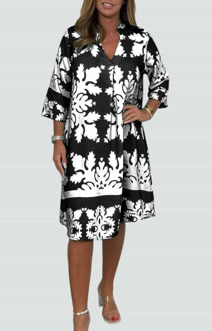 ALBA | VESTIDO DE VERANO CON ESCOTE EN V Y ESTILO LIGERO