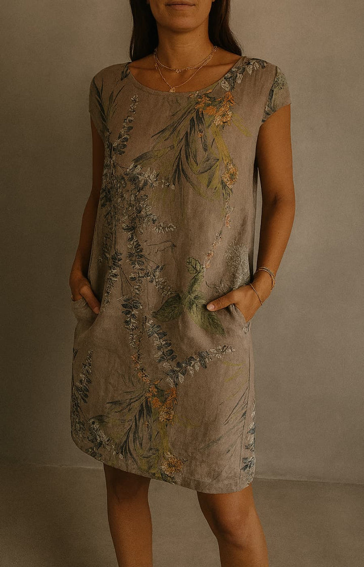 VALERIA | VESTIDO ENCANTO DE LIENZO