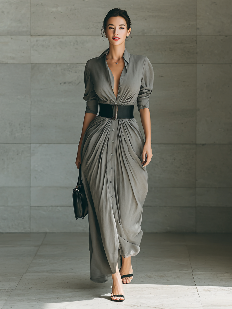 ARABELLA | SHIRT MAXI DRESS