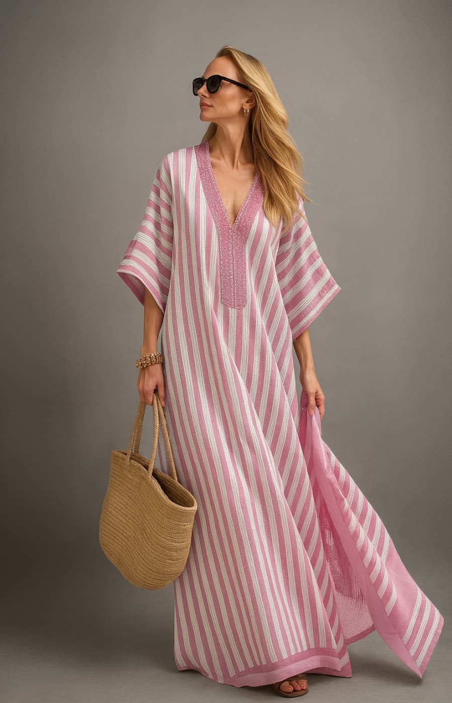 SOFÍA | VESTIDO LARGO CON DETALLES ARTESANALES