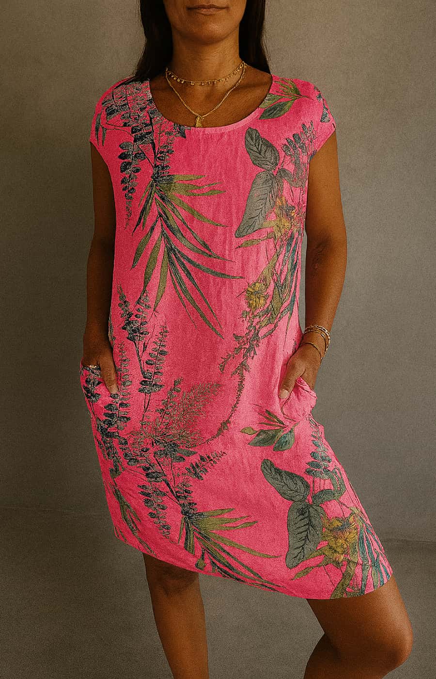 VALERIA | VESTIDO ENCANTO DE LIENZO