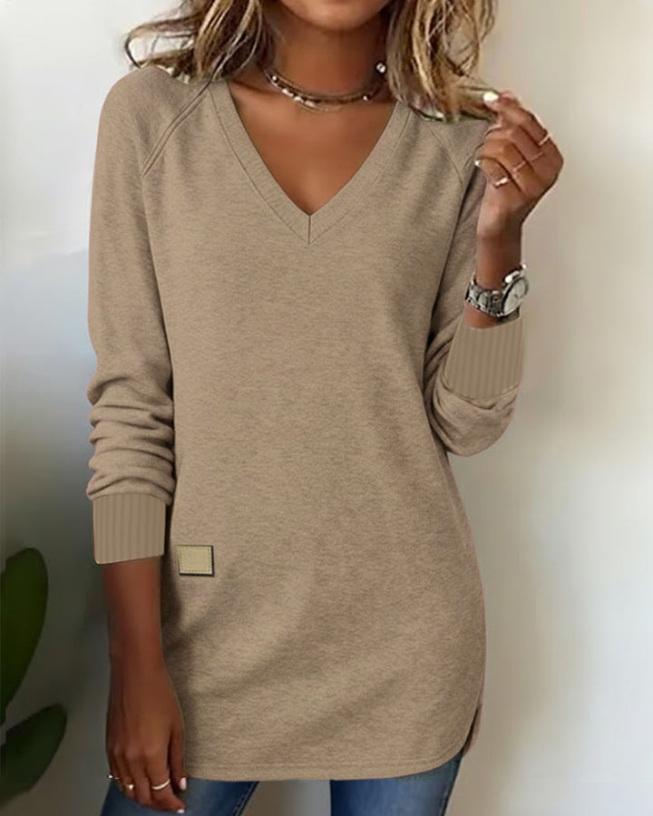 Patricia® | Fashionable Sweatshirt with V-Neck