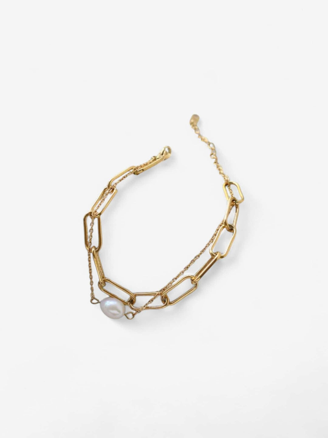 AURORA PEARL | PULSERA CON CADENAS Y EQUILIBRIO INTERIOR