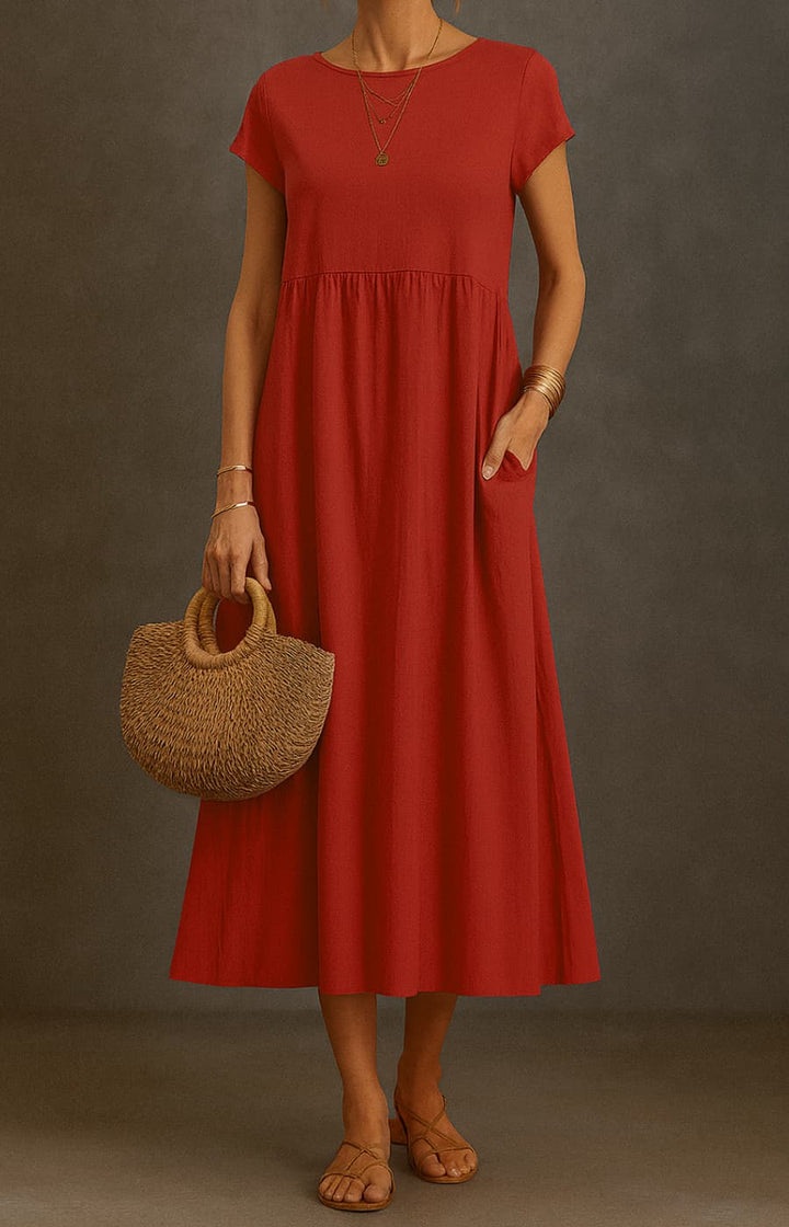 ELENA | FLOWING TUMMY-FRIENDLY DRESS