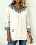 Pamela® | Casual Hoodie Sweatshirt with Waffle Inserts