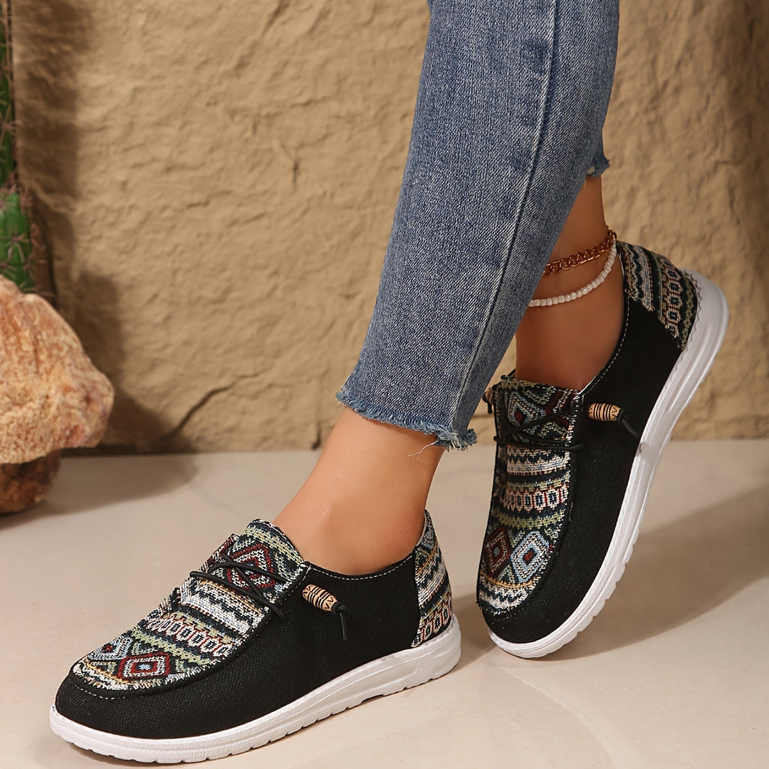 Women’s Vintage Geometric Sneakers