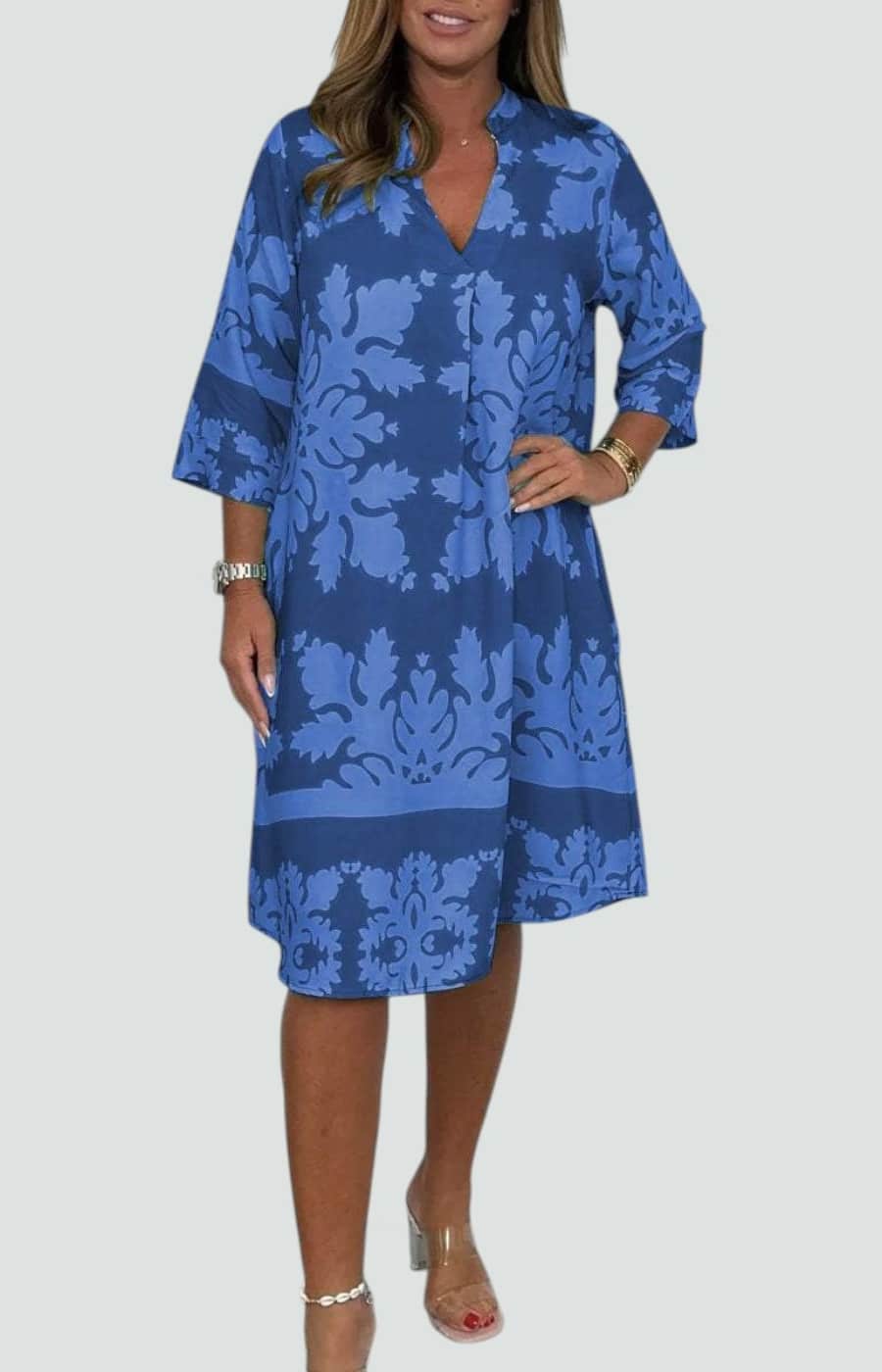 ALBA | VESTIDO DE VERANO CON ESCOTE EN V Y ESTILO LIGERO