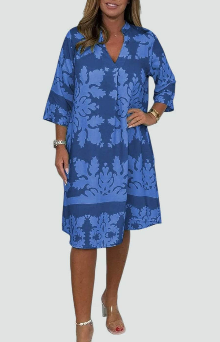 ALBA | VESTIDO DE VERANO CON ESCOTE EN V Y ESTILO LIGERO