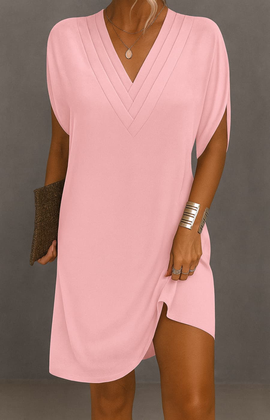 SOFÍA | VESTIDO RELAX CON ESCOTE ELEGANTE EN V