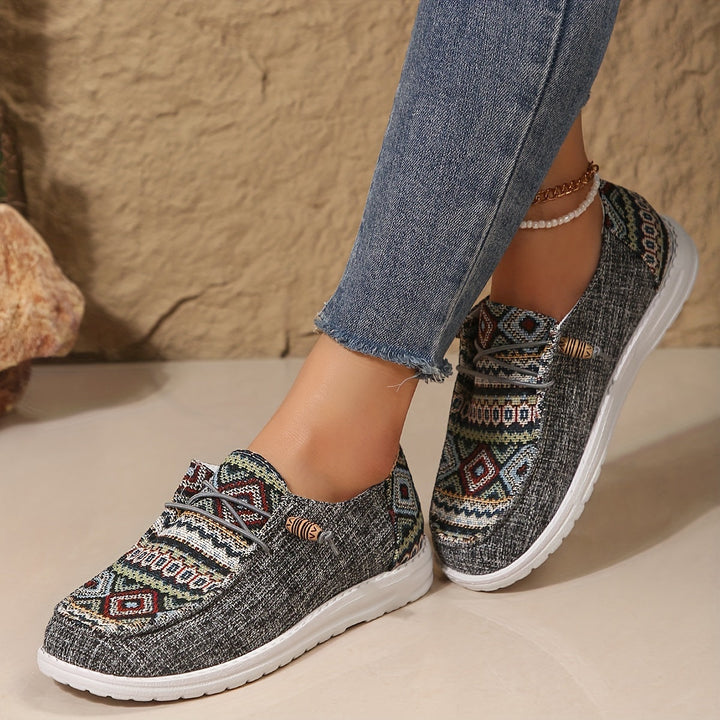 Women’s Vintage Geometric Sneakers
