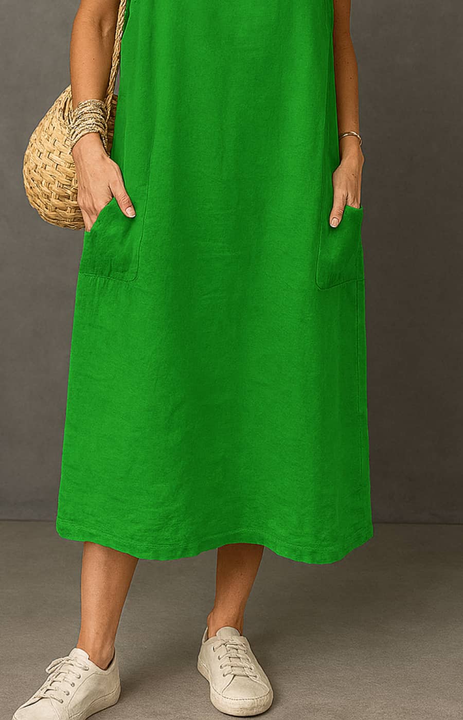 ALBA | VESTIDO CON TIRANTES AJUSTABLES Y BOLSILLOS