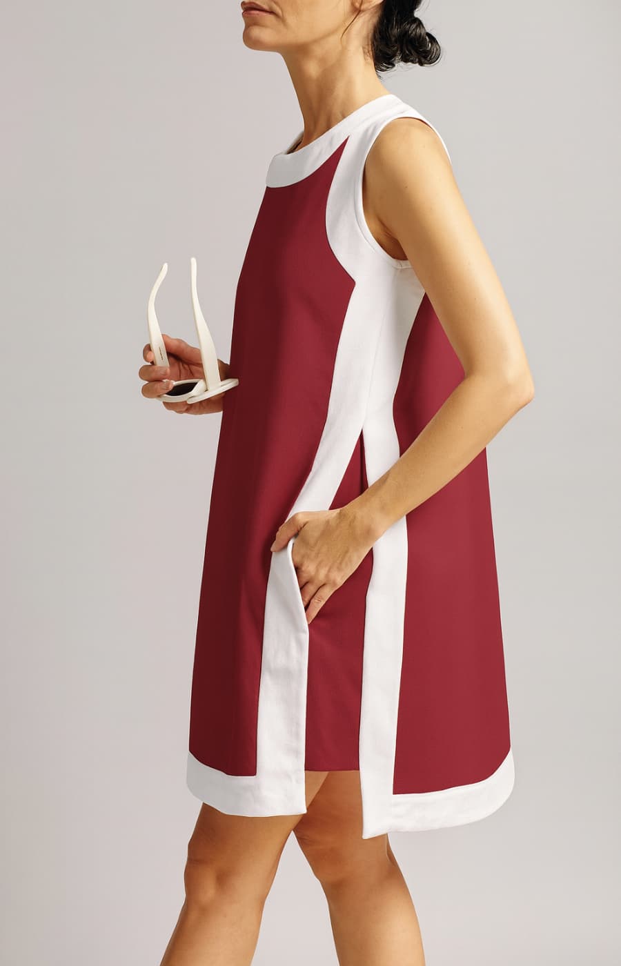 VALENTINA | CONJUNTO SIN MANGAS TIPO VESTIDO CON FALDA Y SHORTS OCULTOS