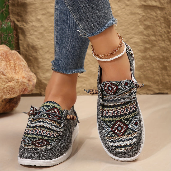 Women’s Vintage Geometric Sneakers