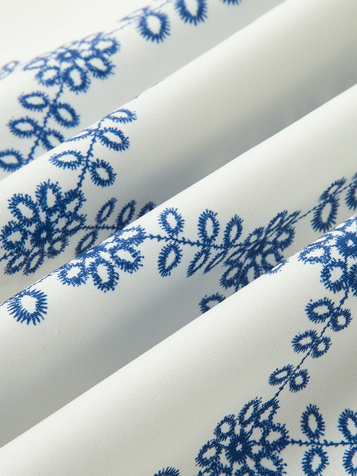 SOFÍA | CONJUNTO BORDADO BLANCO Y AZUL