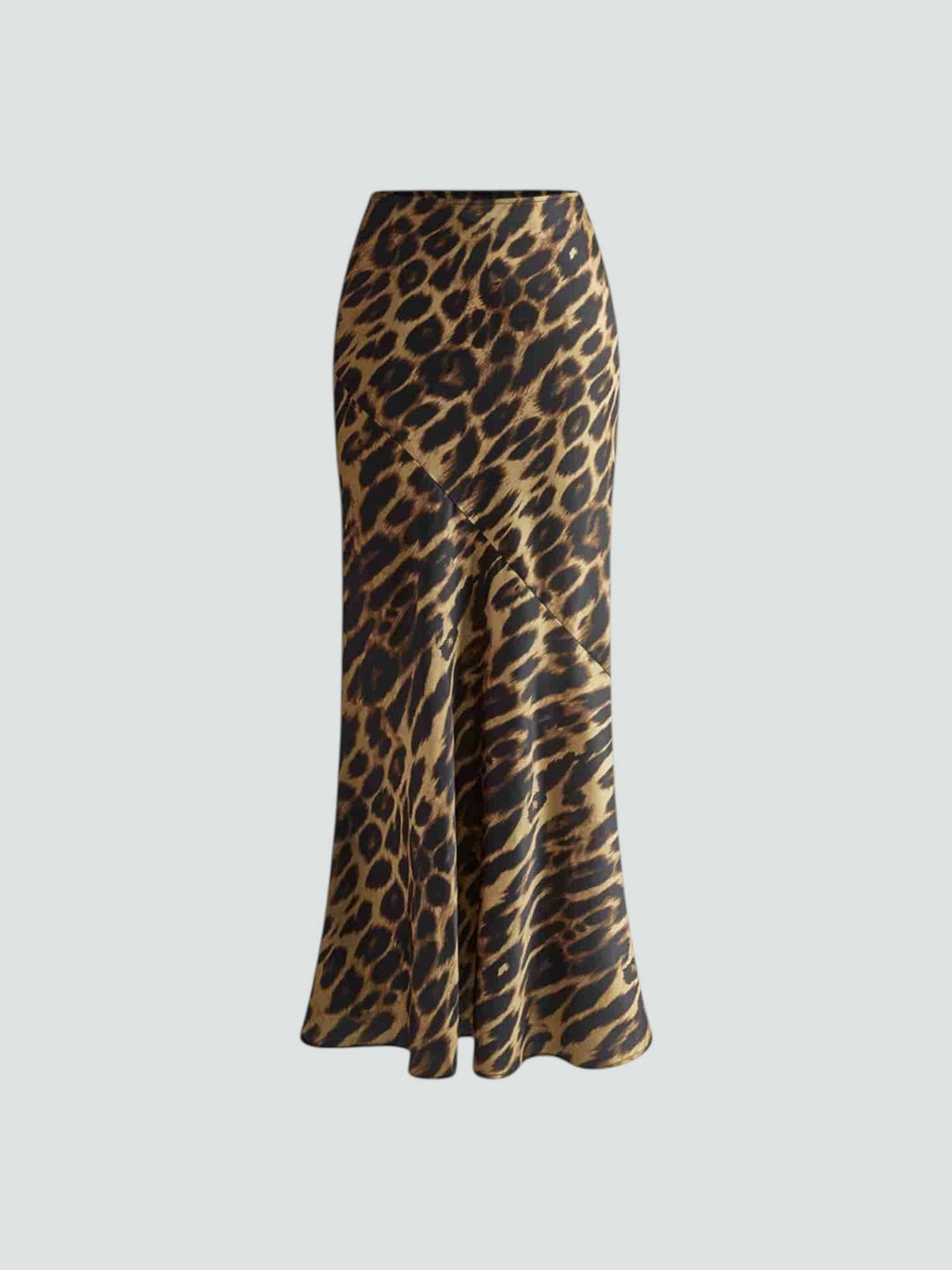 VERÓNICA | FALDA MIDI SATINADA ANIMAL PRINT