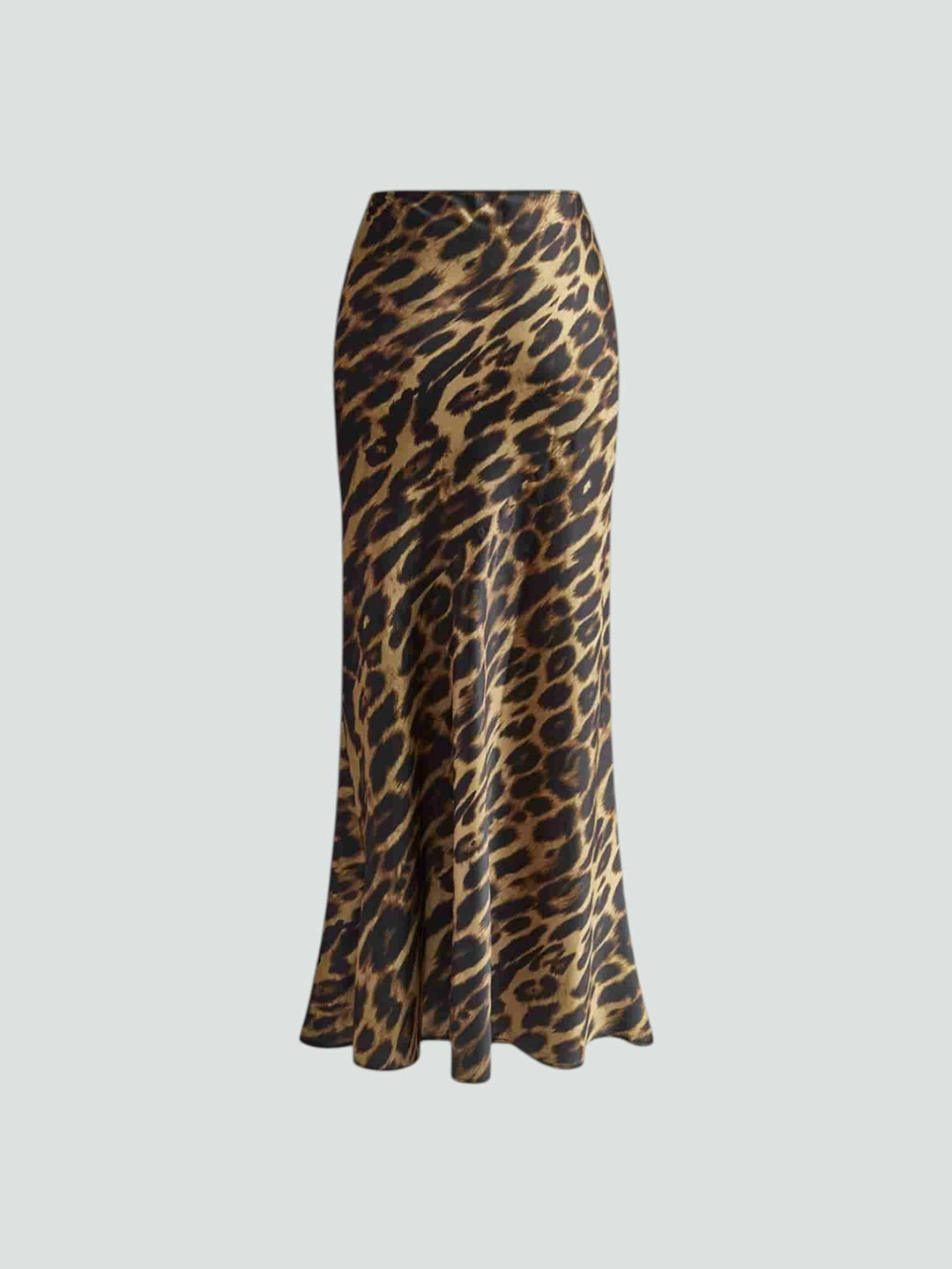 VERÓNICA | FALDA MIDI SATINADA ANIMAL PRINT