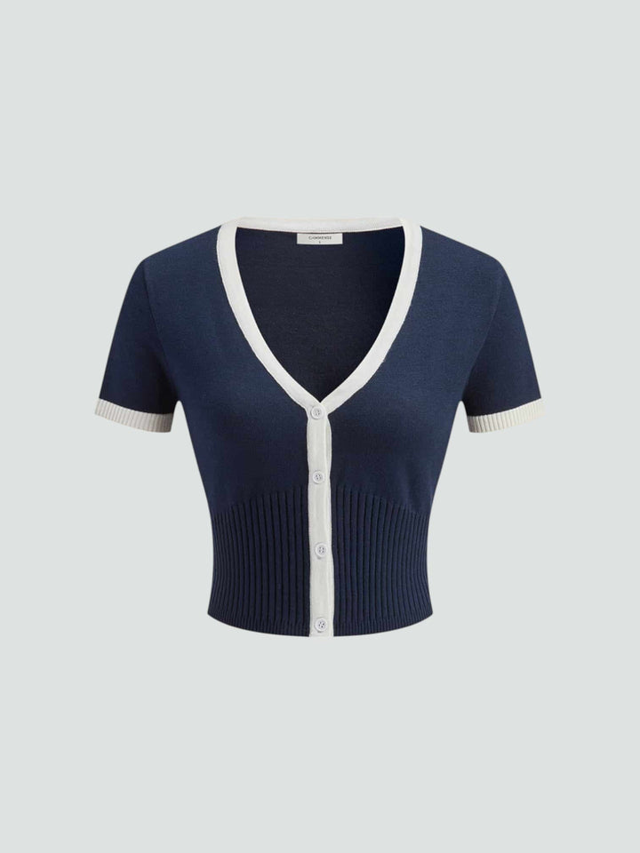 CARMEN | JERSEY DE PUNTO CON CUELLO ABIERTO