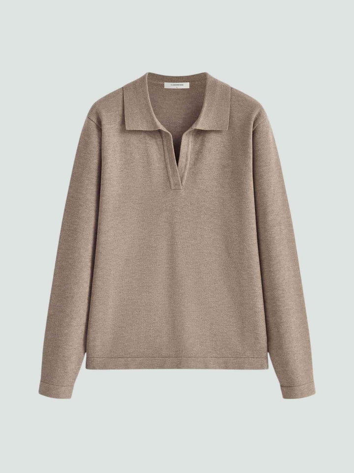 CARMEN | JERSEY DE PUNTO CON CUELLO ABIERTO