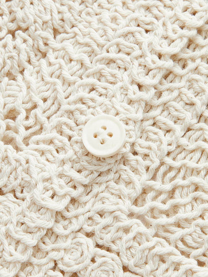 ANA | TOP DE CROCHET CON BOTONES