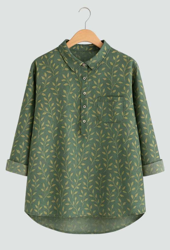 SHIREEN | CAMISA CON VOLANTES ROMÁNTICOS