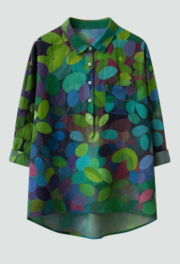 SHIREEN | CAMISA CON VOLANTES ROMÁNTICOS