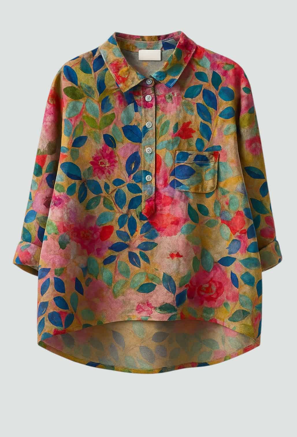 SHIREEN | CAMISA CON VOLANTES ROMÁNTICOS