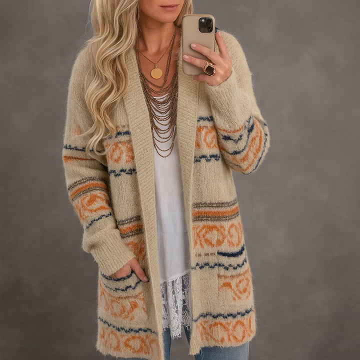 ELENA | SOFT HOODED KNIT CARDIGAN