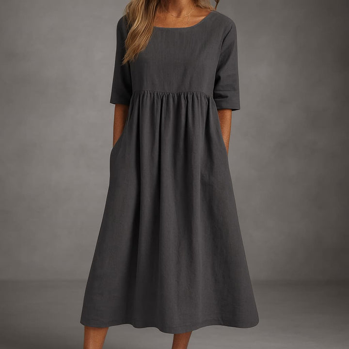 Haisley™ | Elegant Short-Sleeved Dress