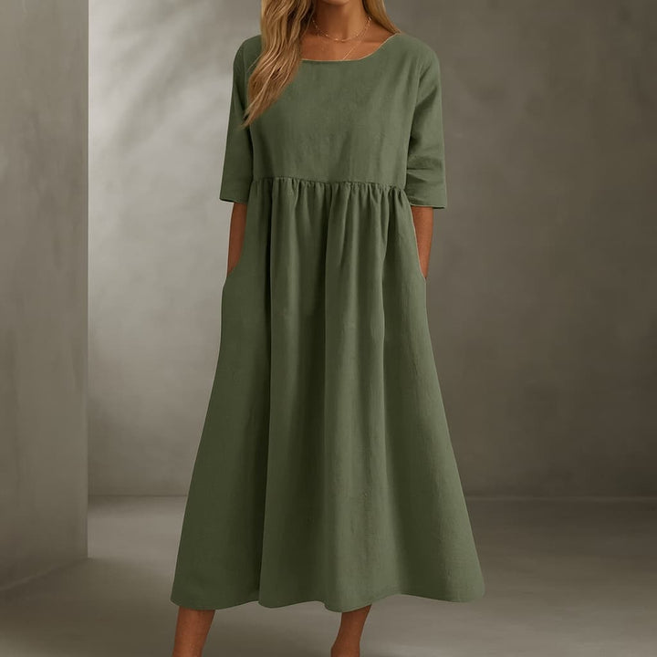 Haisley™ | Elegant Short-Sleeved Dress