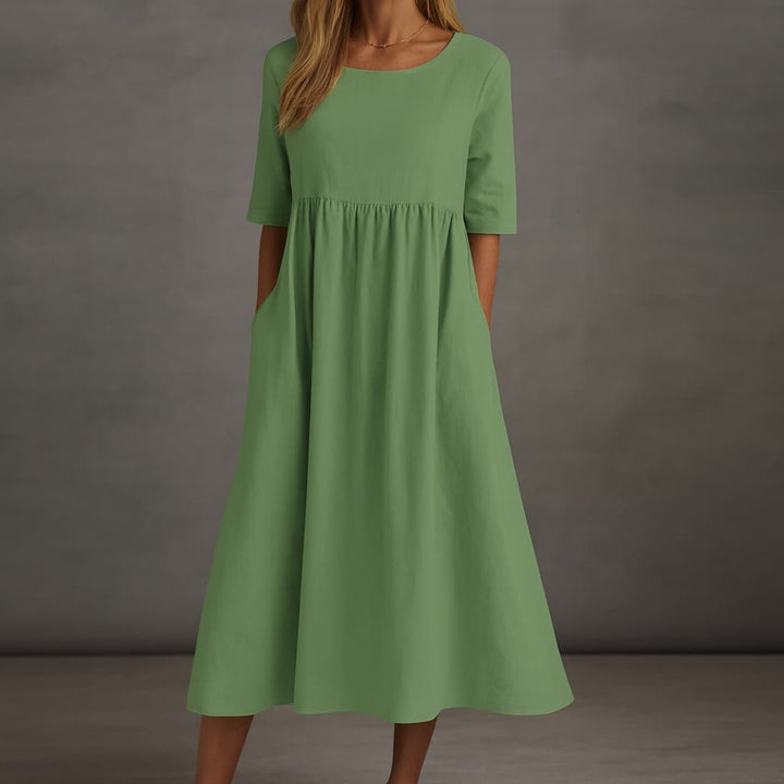 Haisley™ | Elegant Short-Sleeved Dress