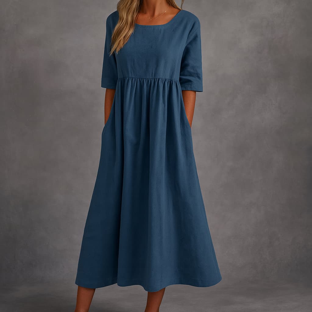 Haisley™ | Elegant Short-Sleeved Dress