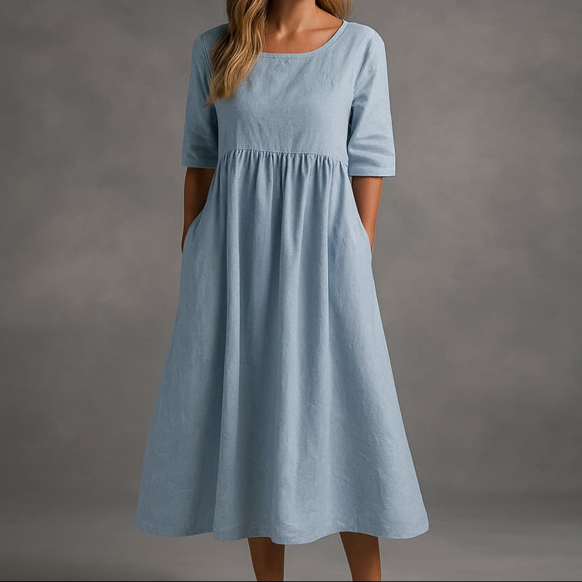 Haisley™ | Elegant Short-Sleeved Dress