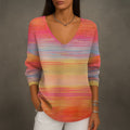 ANA | COLORFUL V-NECK SWEATER