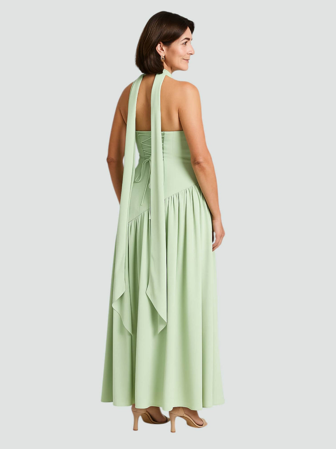 BARRAN | VESTIDO LARGO CON CORTE ELEGANTE Y SILUETA ATEMPORA