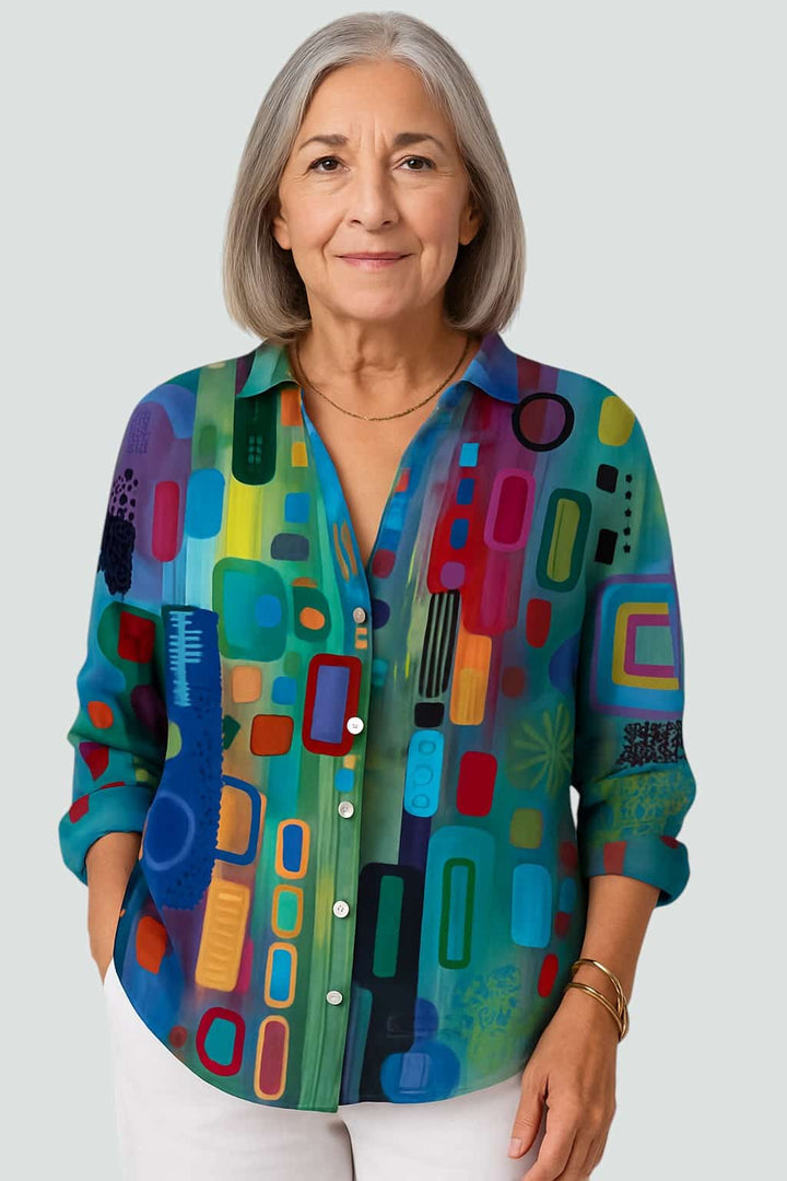 ALMA | CAMISA ESTAMPADA DE COLORES