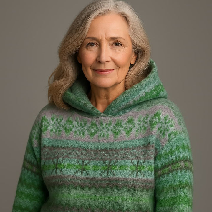 ANNIKA | ETHNIC RETRO HOODIE