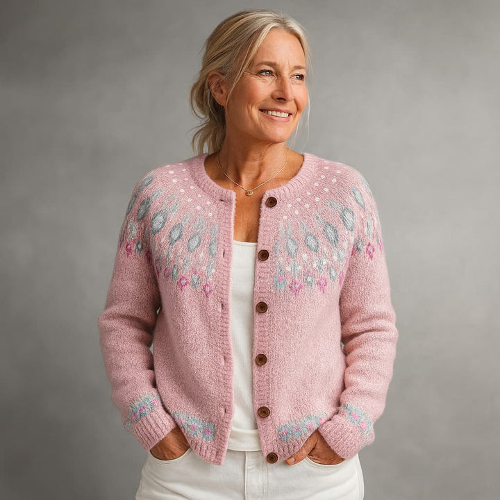Hazel | Pink Comfort Cardigan