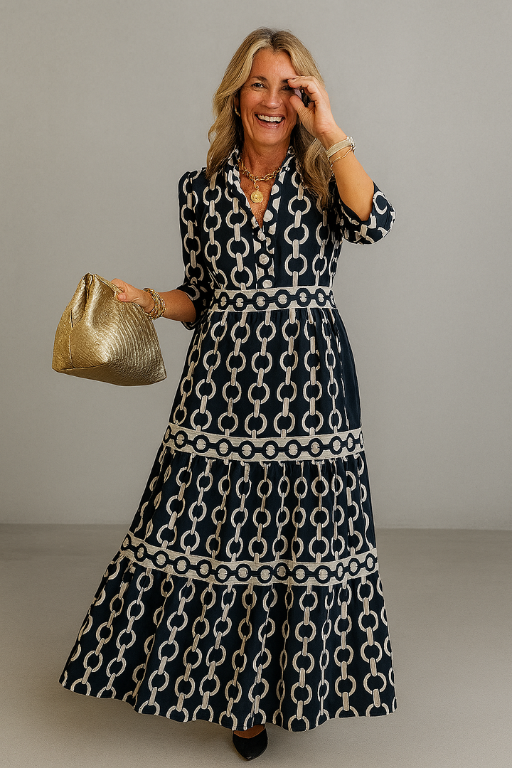 AZULINA |  VESTIDO CAMISERO MIDI QUE REALZA TU BELLEZA NATURAL