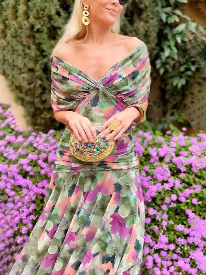 Alexa | Romantisches Off-Shoulder Kleid