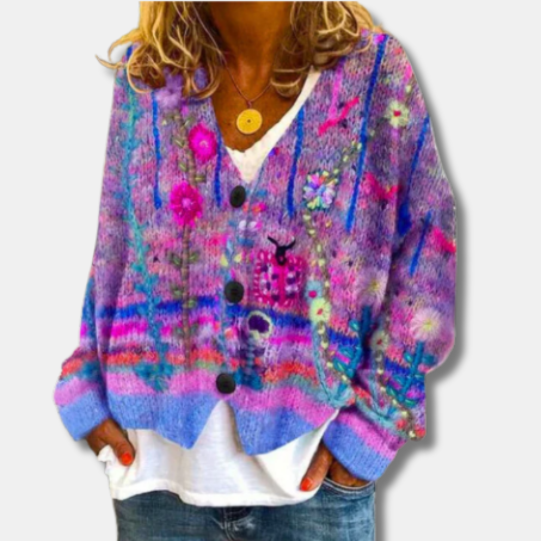 Evie - Floral Cardigan
