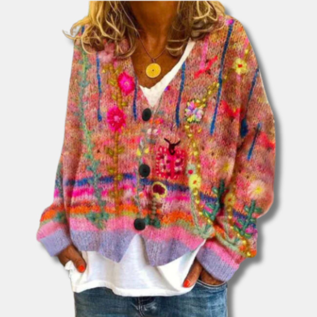 Evie - Floral Cardigan