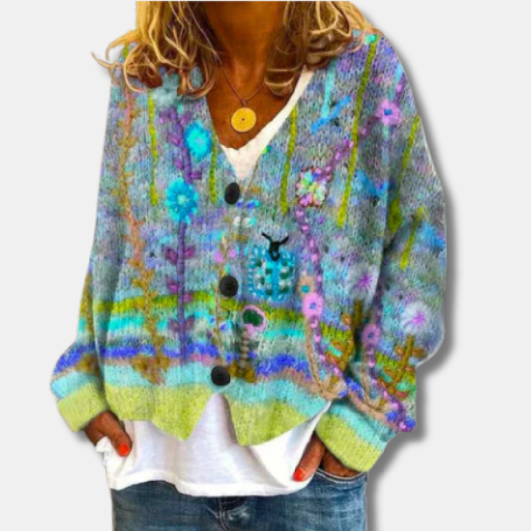 Evie - Floral Cardigan