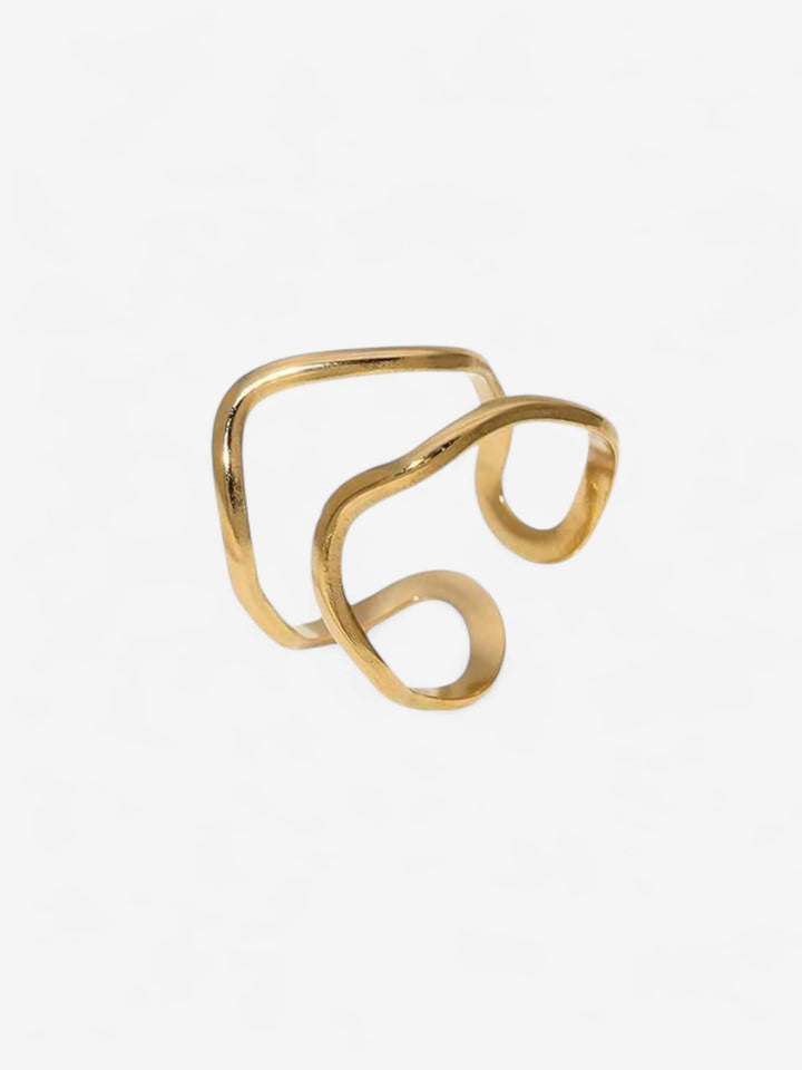 WAVE DUO | ANILLO ESCULTÓRICO DE FLUIDEZ Y FUERZA INTERIOR