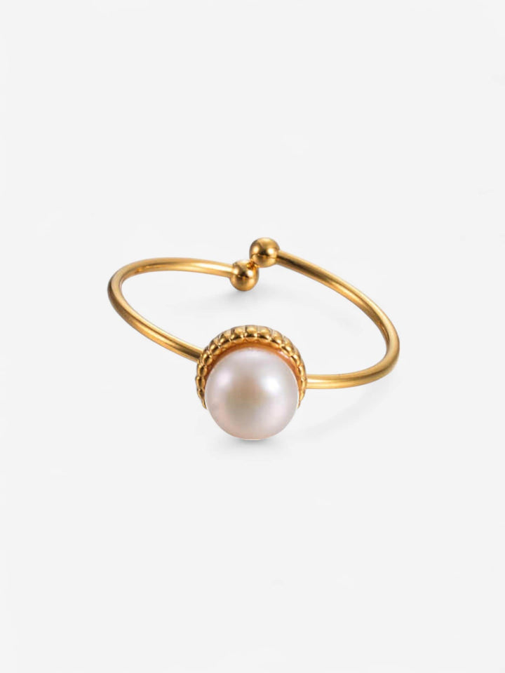 AURORA PEARL | ANILLO AJUSTABLE CON PERLA Y AUTENTICIDAD