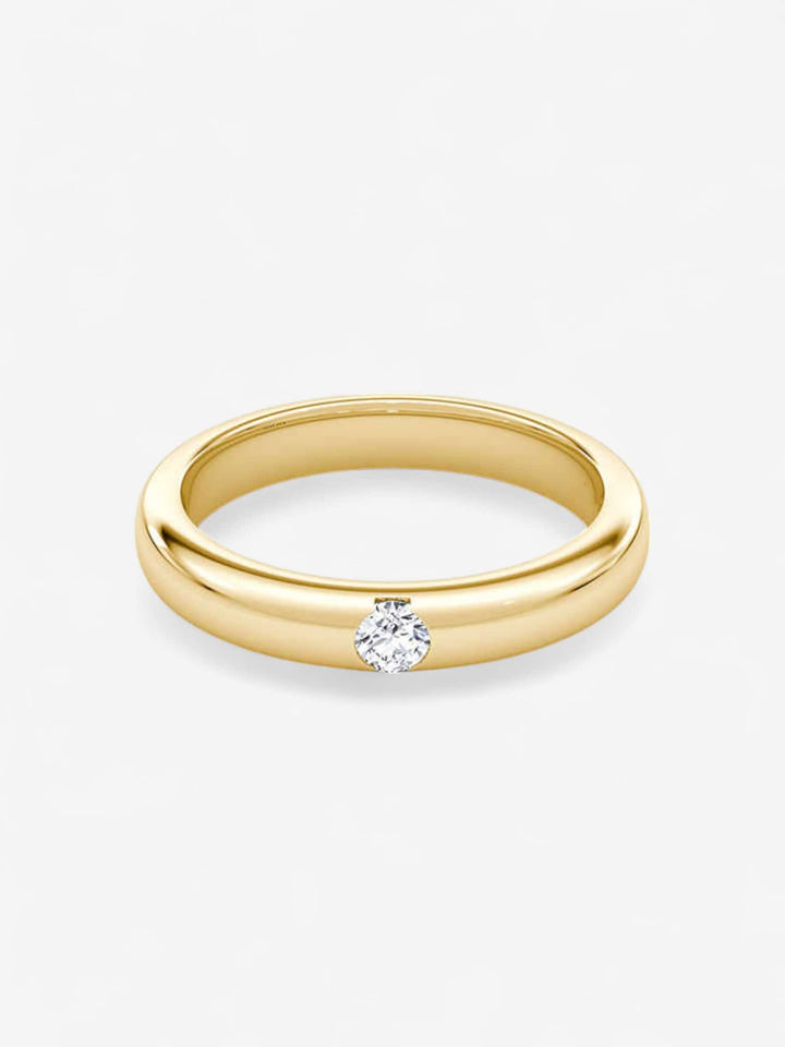 CÉLINE SOLITAIRE | ANILLO MINIMALISTA CON ELEGANCIA Y FUERZA
