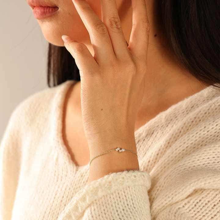 CELESTE PEARL | PULSERA CON PERLAS NATURALES Y ELEGANCIA SERENA