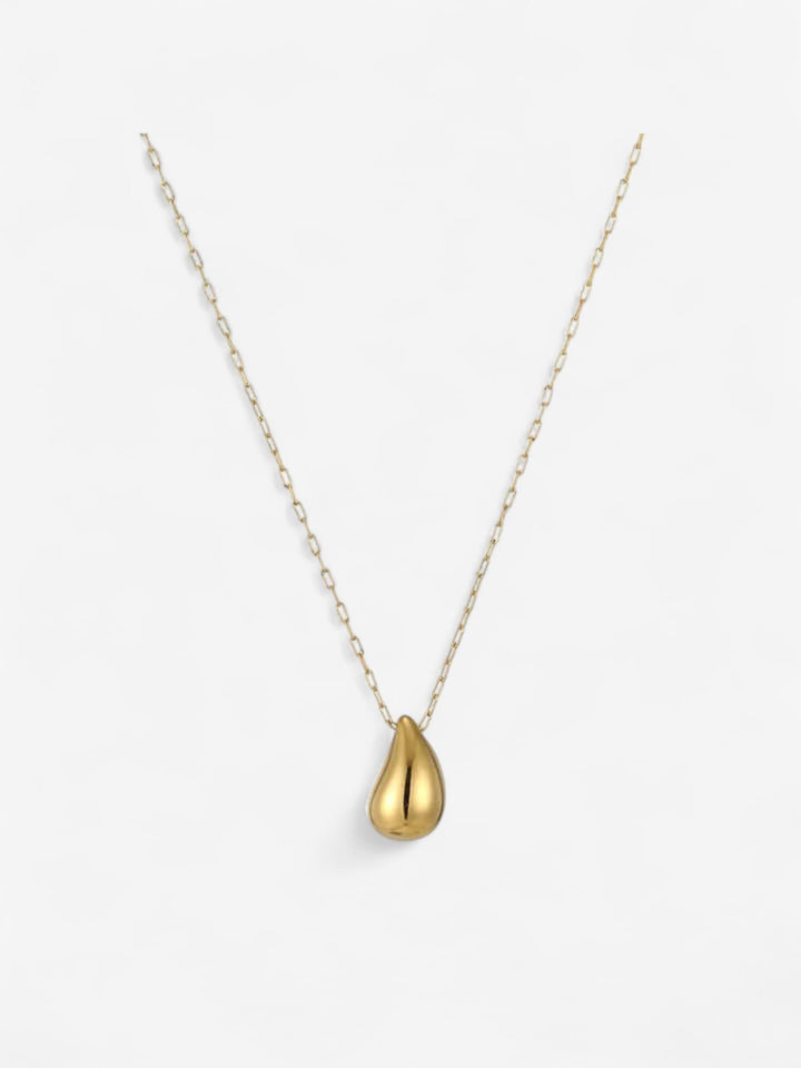 SOLEIL DROP | COLLAR CON COLGANTE DORADO Y FUERZA SILENCIOSA