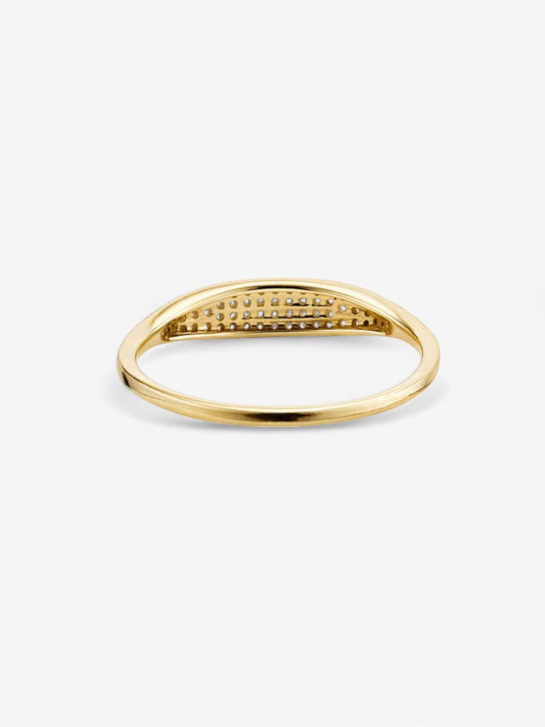 AURORA PAVÉ | ANILLO MINIMALISTA CON BRILLO DISCRETO