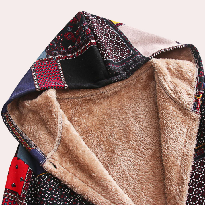 JANET | ART-INSPIRED ELEGANT WARM COAT